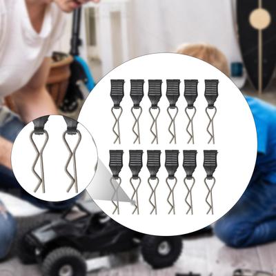 12 Pieces RC Cars Body Clips Pins Parts DIY Practical Upgrade Sturdy Accessory R for