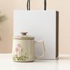 VAKADA Ceramic Tea Infuser Mug with Lid