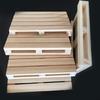 Premium Wood Beverage Coaster Natural Wooden Pallet Coasters for Bars Restaurant