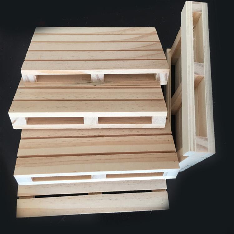 Premium Wood Beverage Coaster Natural Wooden Pallet Coasters for Bars Restaurant