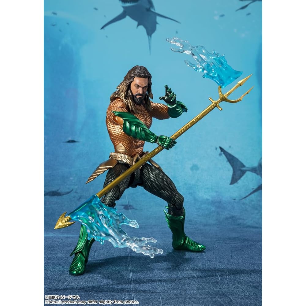 TAMASHII NATIONS S.H. Figuarts Aquaman Action Figure 160mm ABS PVC Painted Movable Collectible