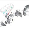 51717340199: BMW 5 Series G38 Front Fender Liner Bulb Cover Replacement