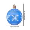 Eco-friendly Inflatable Christmas Ball Decoration - Durable PVC Holiday Ornament