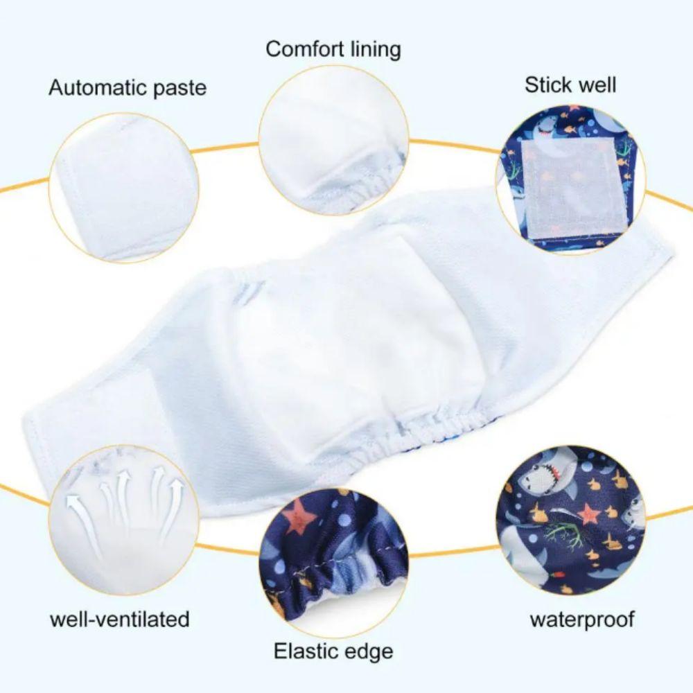 Quick Absorption Dog Diapers Adjustable Pet Physiological Pants  For Dogs
