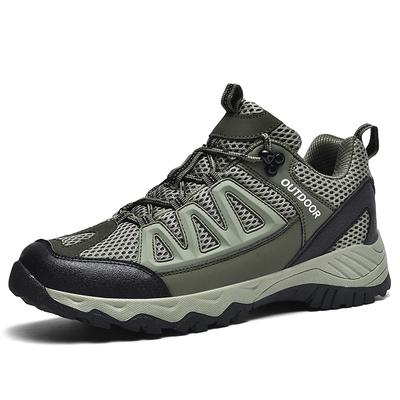 Newest Men 2024 Flat Comfortable Mesh Surface Breathable Fashion Casual Sports Men'S Shoes Plus Size Hiking Hiking Sneakers