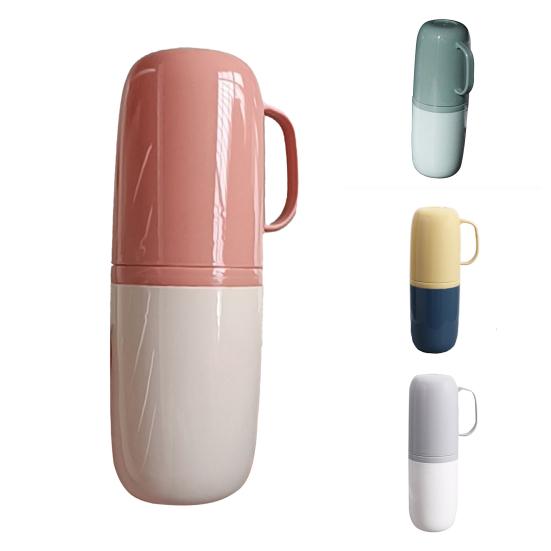 Travel Wash Cup Portable Convenient Plastic Lightweight Travel Toothbrush Cup Case for Trip