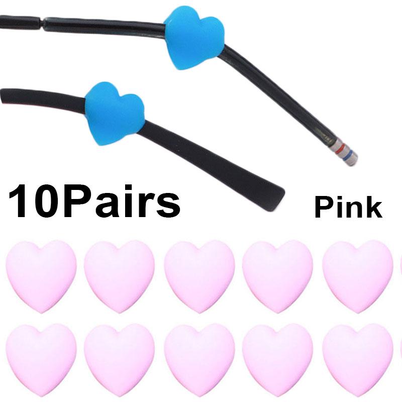 20pcs Anti-slip Silicone Ear Grip Glasses Eyeglasses Leg Ear Hook Stopper Bracket Fastener Accessories Temple Tip Eyewear Holder