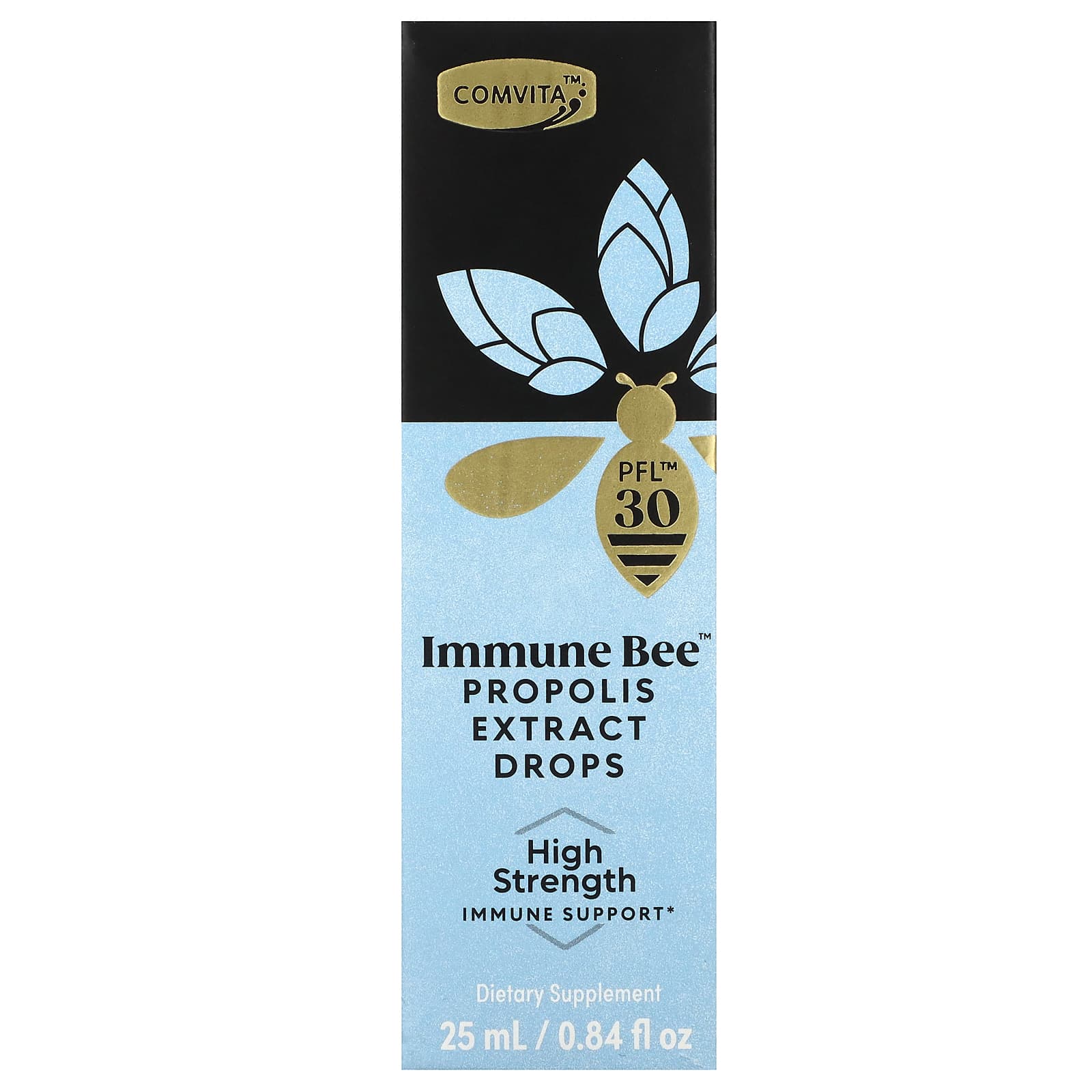 

Comvita, Immune Bee, краплі з екстрактом прополісу, PFL 30, 0,84 рідкої унції (25 мл)