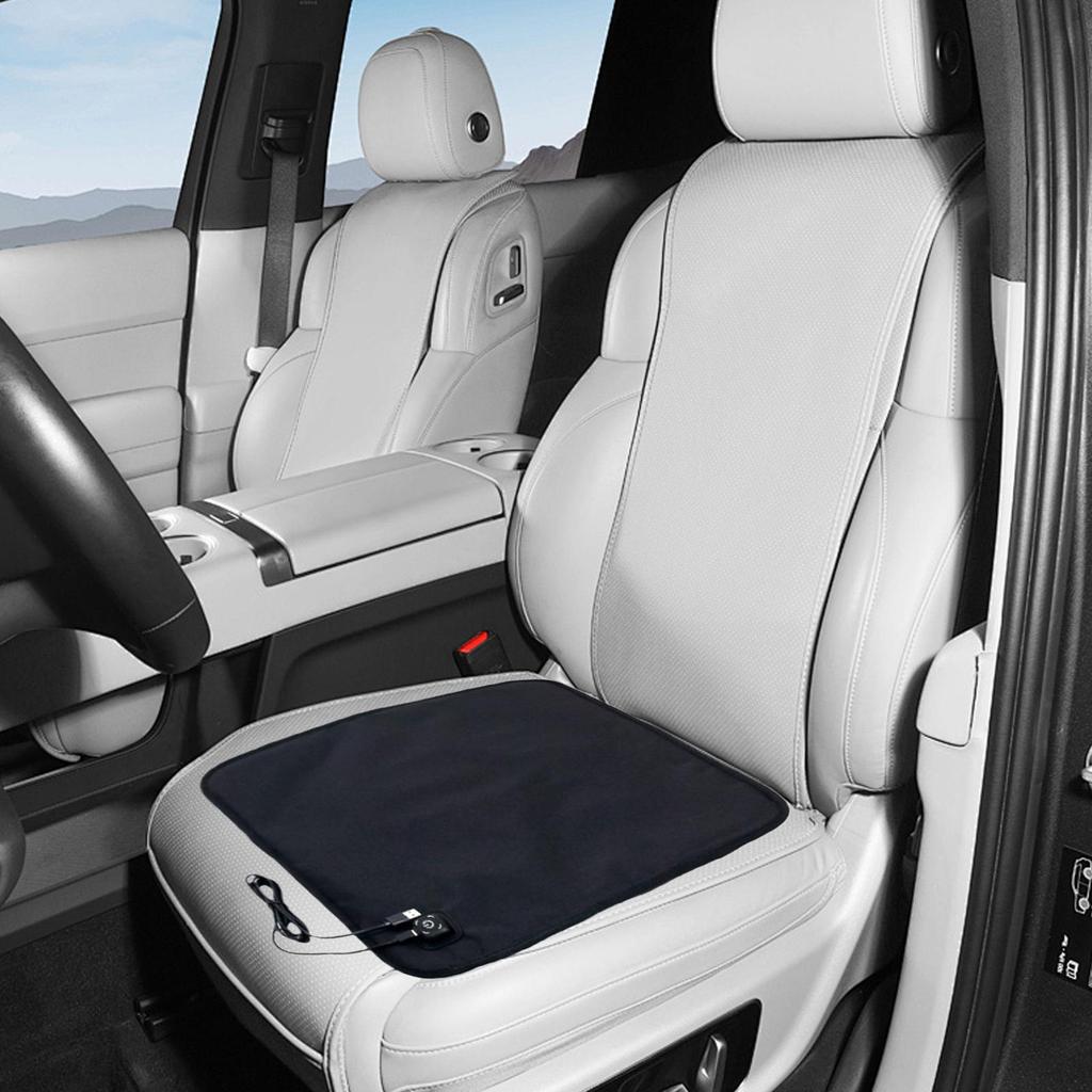 Vyhřívaná poduška na sedadlo Skládací podložka 3 nastavení teploty USB vyhřívané sedadlo na stadion Pro kancelář Venkovní stadion Auto Nákladní automobil Kempování