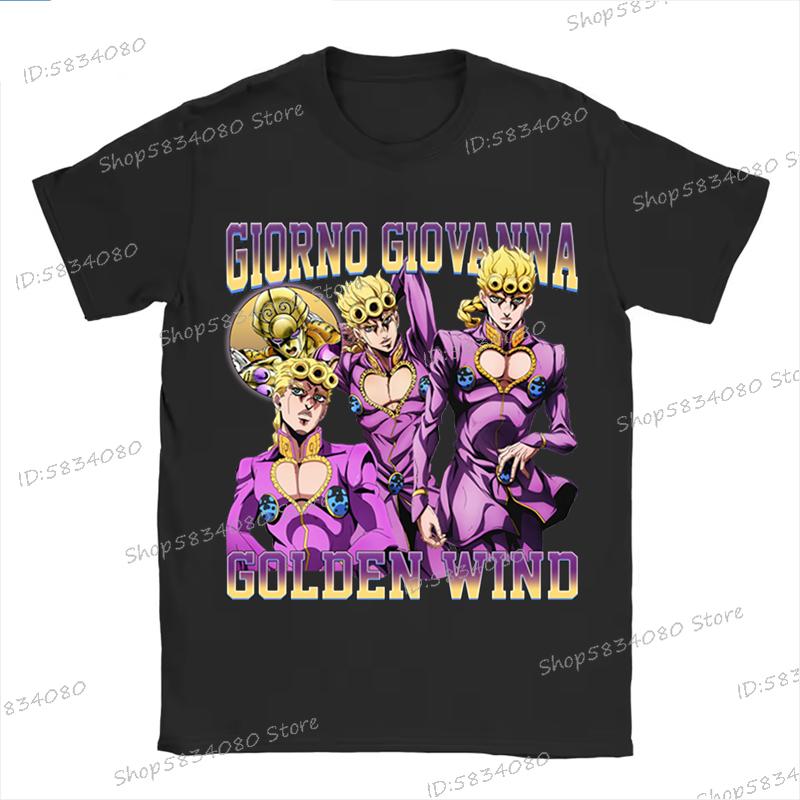 JoJos Bizarre Adventure T Shirt Unisex Women Anime Unisexga Graphic Design Shirt Tee All Size Anime Jojos Fashion Street Casual Tops