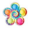 Fidget Spinner Toys Tie Dye Colorful Push Bubble Hand Spinner For ADHD Anxiety Stress Relief Sensory Party Favor For Kids Gifts