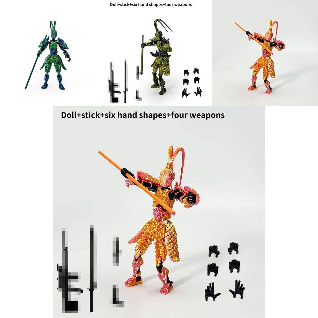 Unique Sun Wukong Poseable Dummy 13 Model Kit For Creative Play And Display