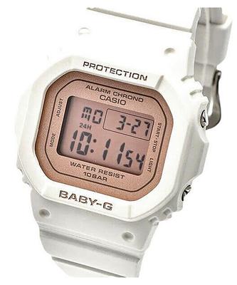 Baby-G Digital White Resin Strap Quartz BGD-565SC-4 100M Women's Watch