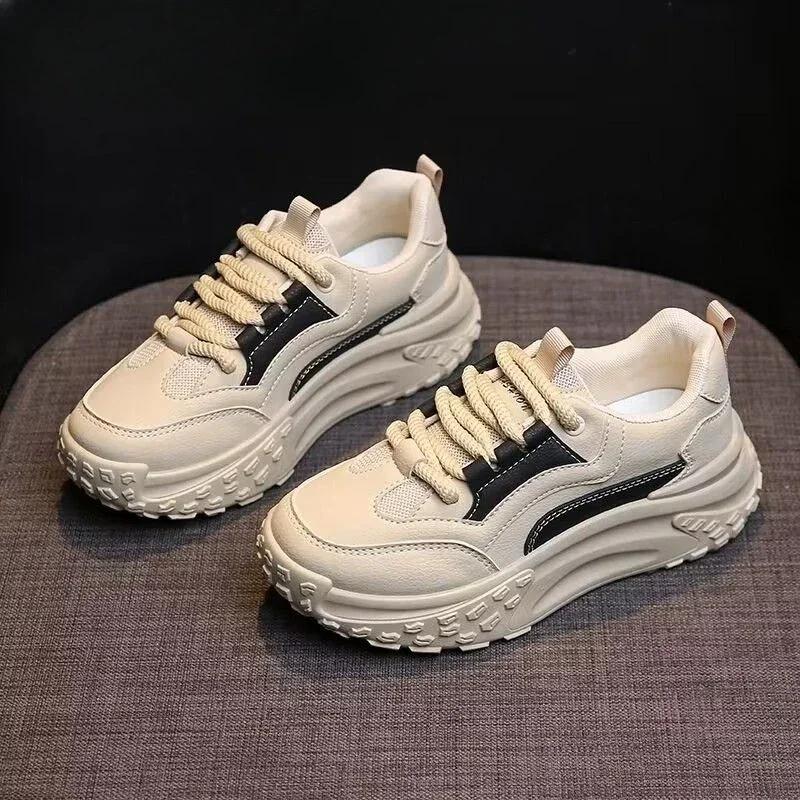 Spring Autumn Ladies Footwear High On Platform Sports Sneakers Women's Athletic Shoes Original Cheap New Arrival 2025 In Offer A