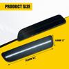 For 05-09 Ford Mustang Smoked Rear Bumper Reflector Side Marker White LED Lights