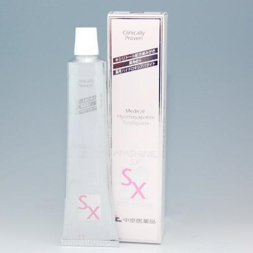 Apashine SX Hydroxyapatite Toothpaste, 135g, Medicated Toothpaste with Extra Hydroxyapatite, Prevents Bad Breath, Whitens Teeth, Original by Chukyo Ph