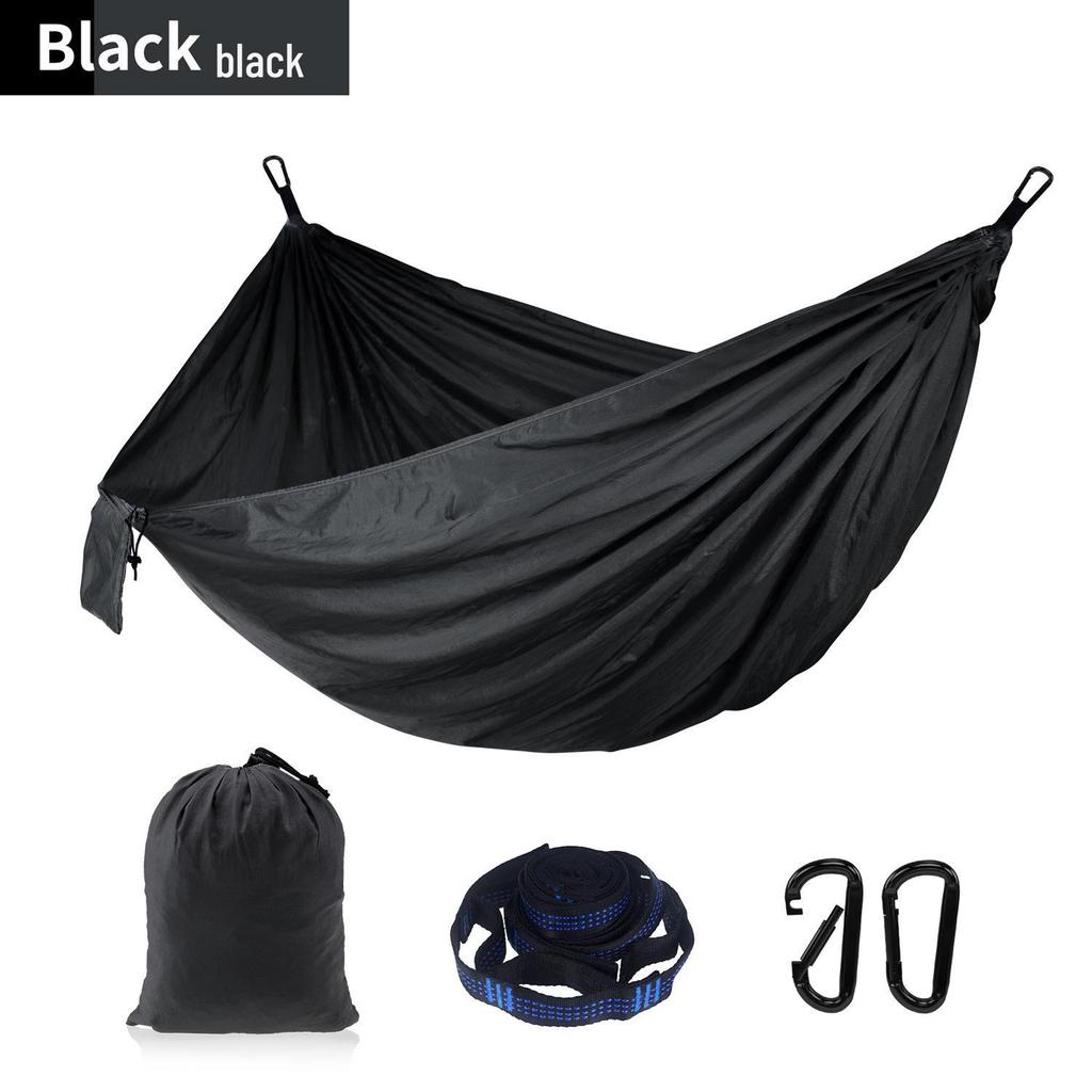 Adjustable Straps Nylon Hammock - High-End Single/Double Outdoor Use