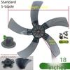 Strong Wind Fan Blades Electric Fan Blades Long-lasting Plastic Material Low Noise Operation Optimal Airflow Design