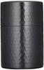 Shinko Metal Black Copper Finish Tea Caddy, Medium (Capacity: 150g), Pure Copper with a Black Copper Finish, Hammered Design, BC-106