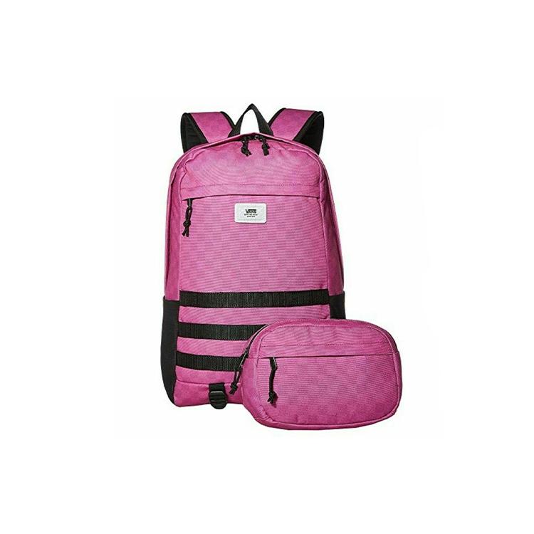 New Vans Nylon Fabric 3 in 1 Backpack Unisex Pink VN0A316ARAA