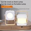 Wood Handle Foldable Night Lights Creative Folding Lantern Light  Bedside Lamp