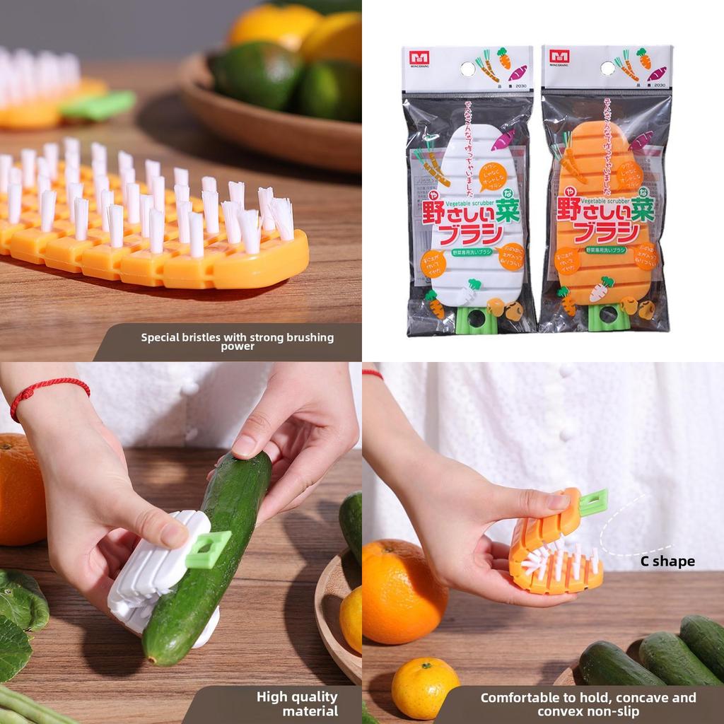 Multifunctional Kitchen Brush For Cleaning Fruits And Vegetables With Pp Handle