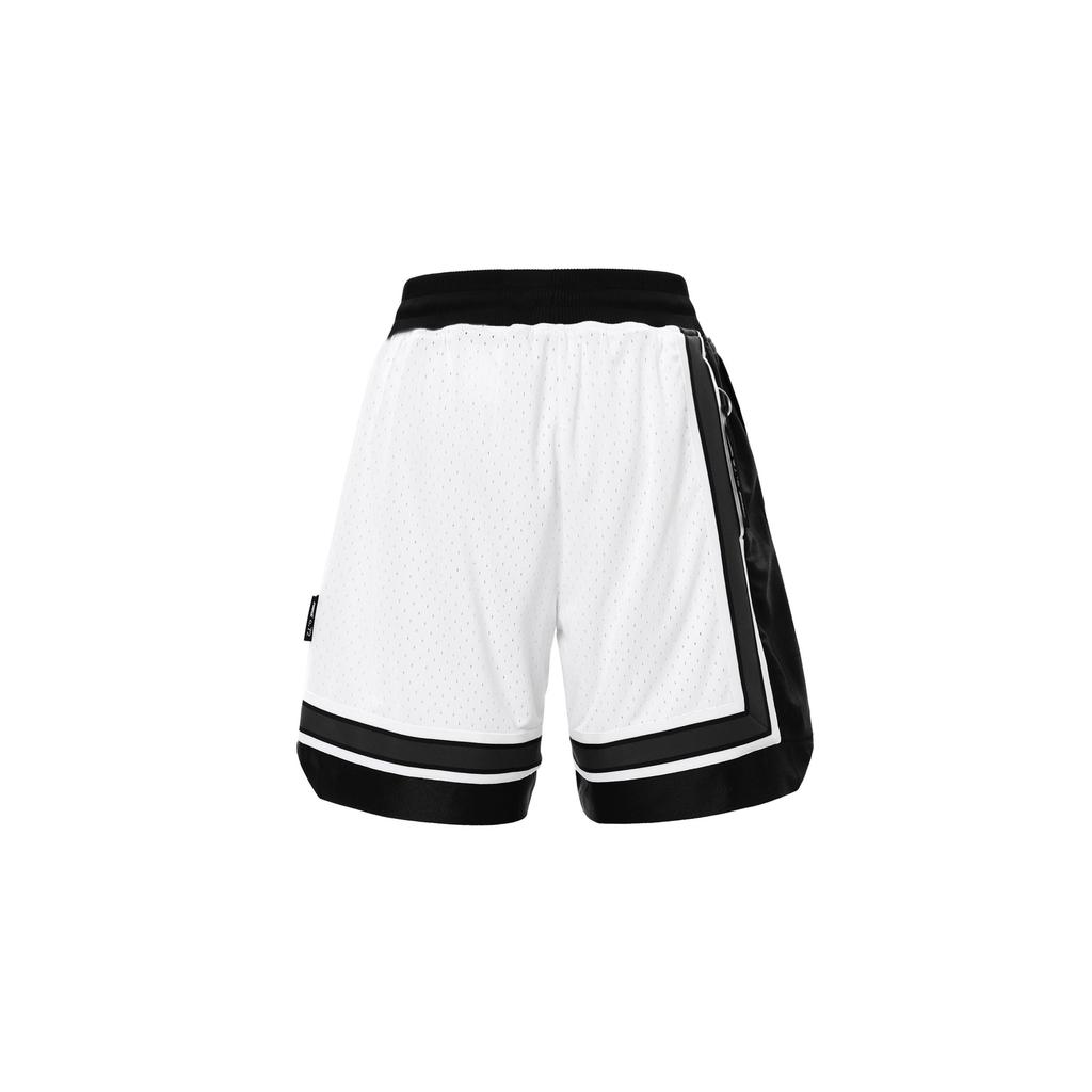 Nike Logo Color Block Straight Leg Retro Loose Basketball Pants Men Bottoms White Black DV9534-100