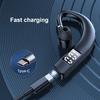 F19 Bluetooth-compatible Earphone Monaural Noise Cancelling Ear Hook Headphone Wireless Music Earbuds with Mic for Driving