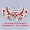 Elegant Hanfu Shawl Floral Pattern Chinese Style Hanfu Shoulder Collar Vintage Traditional Yunjian Round Neck Costume Accessory