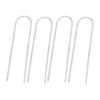 Garden Staples Galvanized U Shaped Garden Fencing Peg for Greenhouses Lawns Gardens