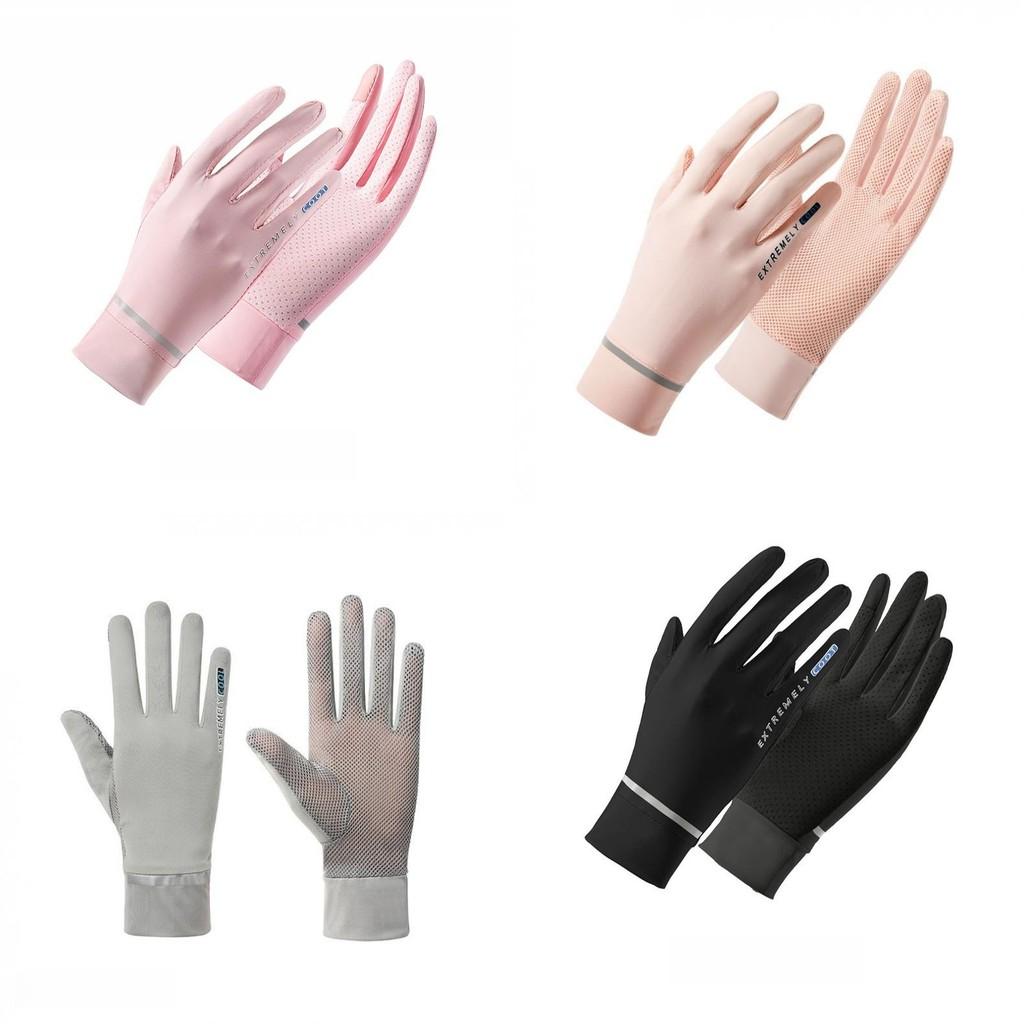 Summer Womens Breathable Uv Protection Gloves With Touch Screen For Outdoor Cycling And Sports