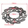 Front and rear brake disc rotor 190mm for 110cc 125cc Huayang Bosvel T8 Off-Road Dirt Bike Accessories Four Pit Dirt Bike ATV