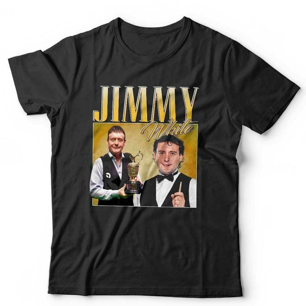 

Jimmy White Tshirt Appreciation Unisex Homage Throwback Snooker 3XL