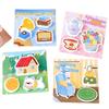 Lovely Creative Scene Sticky Notes with High Appearance and Cute Combination Collage Paper Stickers Student Kawai Stationery