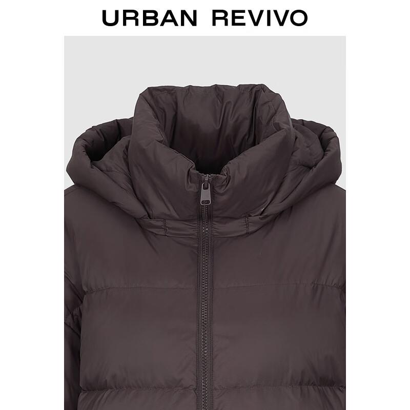 UR 2025 Women's Hooded Quilted Down Jacket