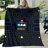 Game blanket retro game maze flannel blanket gamer blanket gift blanket