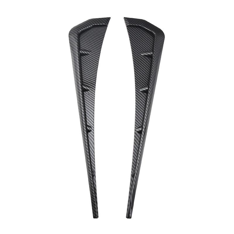 2 Pcs Universal Car Fender Side Vents ABS Spoiler Fender Decorative Stickers Car Side Fender Vent Air Wing Cover Trim Accessorie