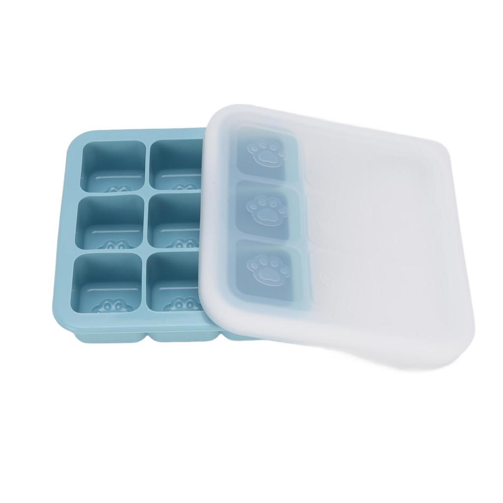 Silicone   Tray Multipurpose Flexible Easy Release Baby Food   Tray for Home Kitchen
