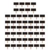 50pcs Small Mini Chalkboard Clips Handy Mini Blackboard Clips for Memo Boards and Desk Organization