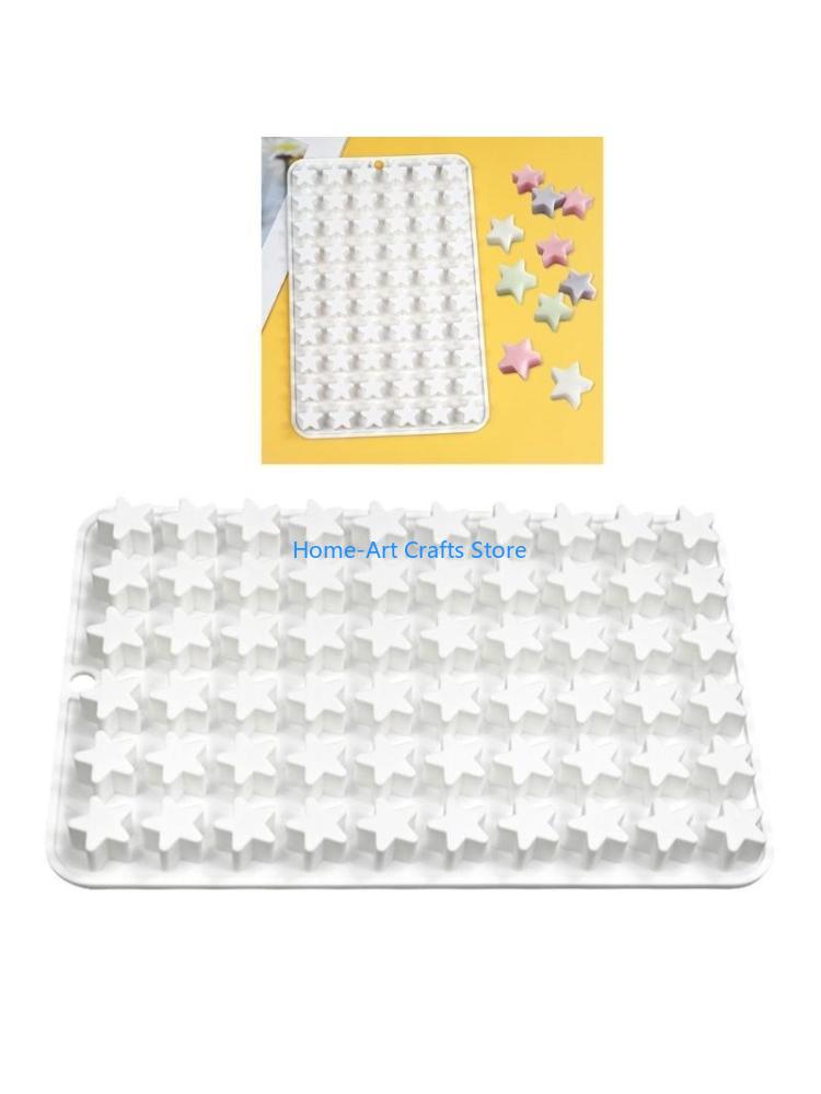 Y3NA 60-Cavity Star Silicone Mold Fondant Chocolate Mould DIY Cake Dessert Mould Kitchen Baking DIY Supplies Nonstick China Mainland
