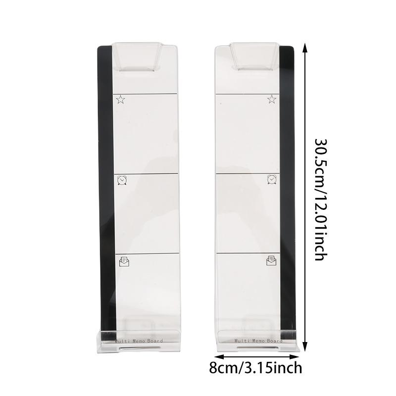 Creative Acrylic Monitor Message Memo Board for Sticky Note Transparent Name Card Phone Holder Desktop Plastic Holder Stationery