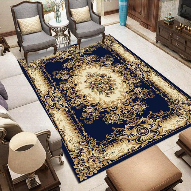 New Home Living Room Classical European Carpet Modern Bedroom Simple European Carpet Home Decoration Coffee Table Mat