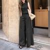 ZANZEA Completi Due Pezzi Casual da Donna per l'Estate: Canotte e Pantaloni