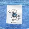 ARNOLD 90s Old Back Print Short Sleeve T-shirt XL Light Blue Men's Used