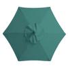 Parasols Cover with 6 Rib Easy To Clean & Not Fading for Beach Pool Market Table