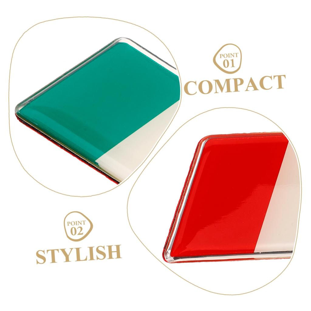 BUGUUYO Autoaufkleber Flagge Italien Autoaufkleber Italienische Flagge Aufkleber für LKW Italienische Flagge