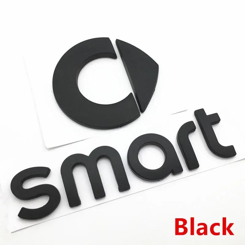 Car Sticker 3D ABS Car Front Head Hood Bonnet Emblem Logo Rear Tail Bumper Trunk Boot Mark Badge Sticker For Benz Smart Car Acce