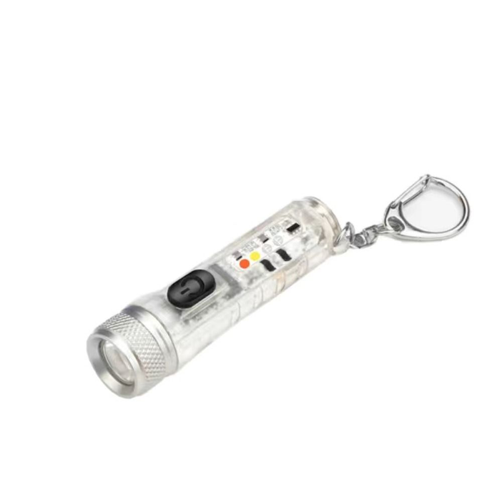 Emergency Lamp Keychain Light Type-C Charging Portable Flashlight Mini Flashlight Camping