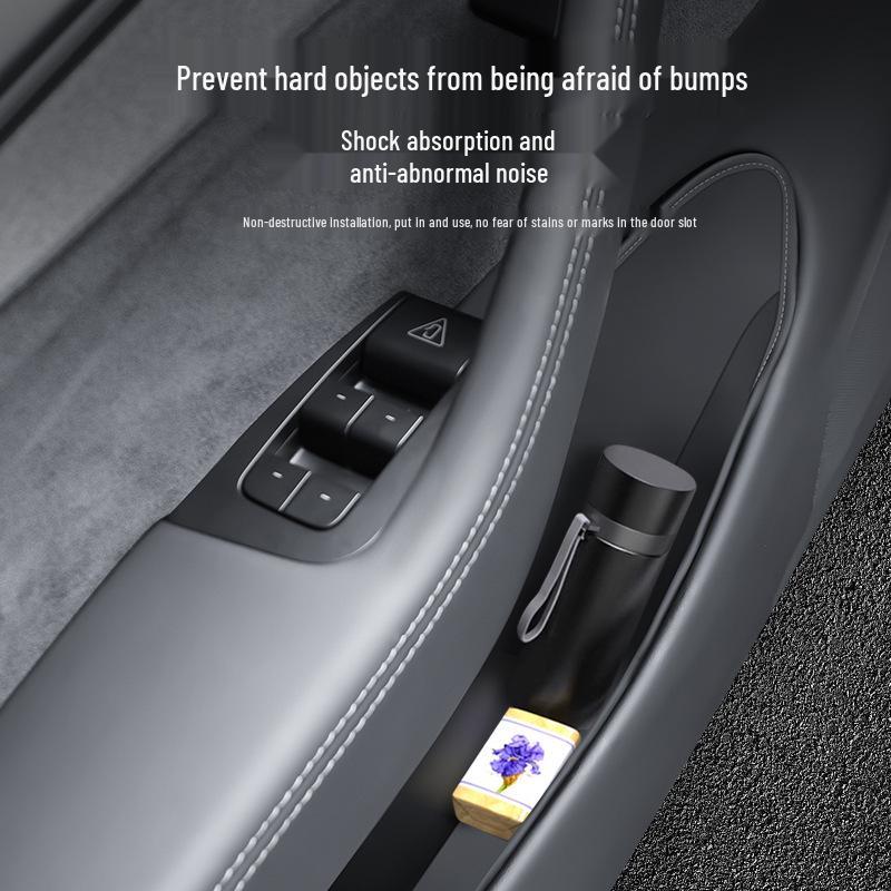 Tesla 6-Seater Model Y Door Slot TPE Storage Box - Full Coverage YL Accessories