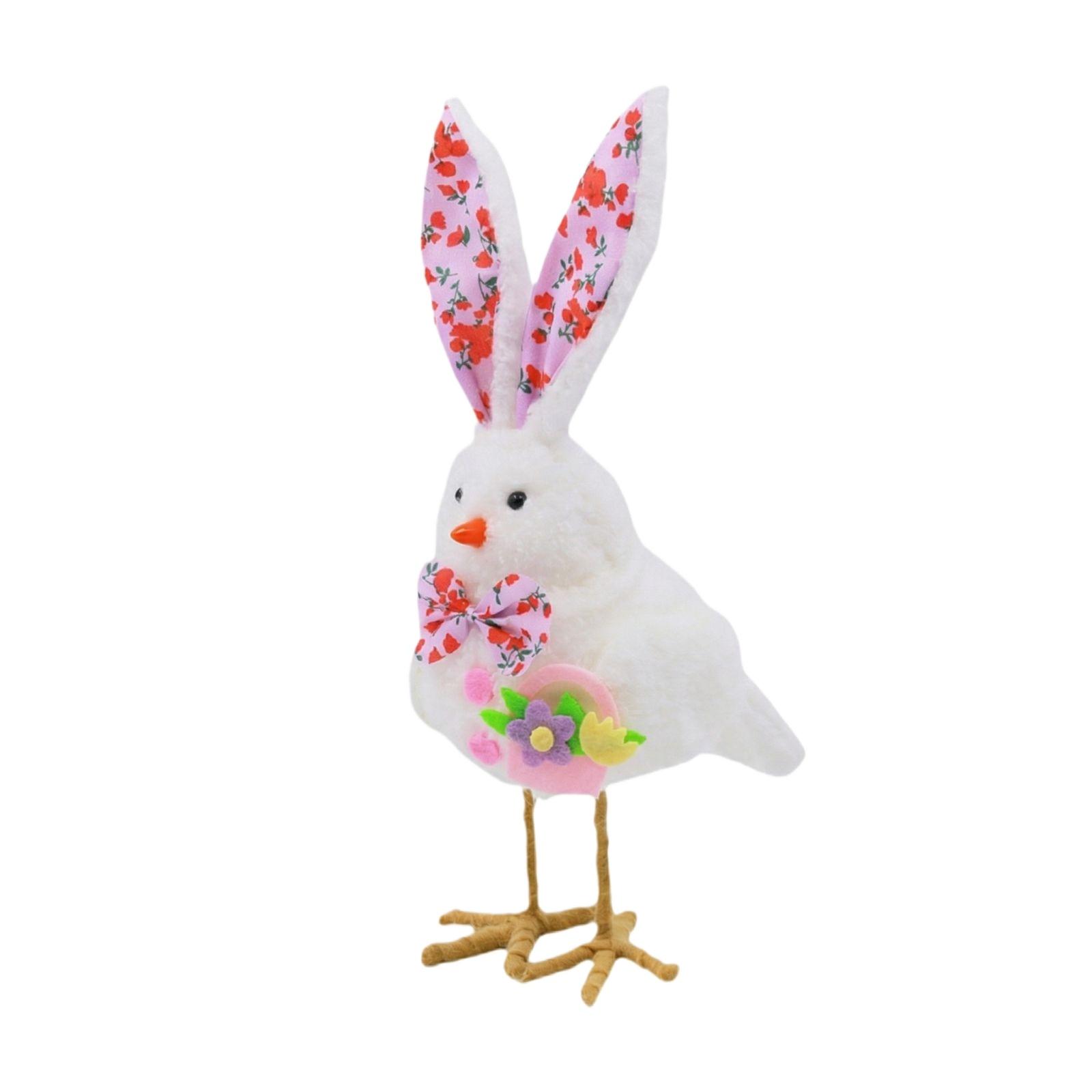 

Spring Easter Fabric Bird Easter Decoration Doll Cartoon Bird Desktop Decoration Easter Atmosphere Layout Props One Size червоний